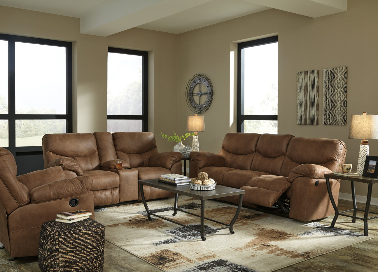 Boxberg Bark Reclining Living Room Set from Ashley - Luna Furniture