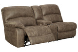 Segburg Driftwood 4-Piece Power Reclining Sectional from Ashley - Luna Furniture