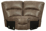 Segburg Driftwood 4-Piece Power Reclining Sectional from Ashley - Luna Furniture