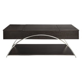 Tioga Espresso/Chrome Lift Top Cocktail Table from Homelegance - Luna Furniture