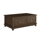 Minot Brown Cherry Lift Top Cocktail Table from Homelegance - Luna Furniture