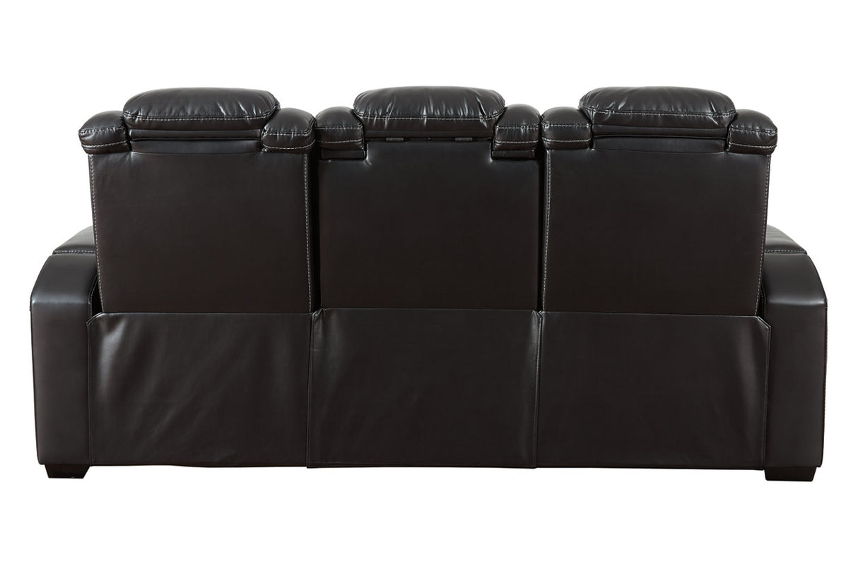 Party Time Midnight Power Reclining Sofa -  - Luna Furniture