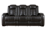 Party Time Midnight Power Reclining Sofa -  - Luna Furniture