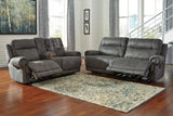 Austere Gray Power Reclining Living Room Set from Ashley - Luna Furniture