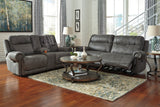 Austere Gray Power Reclining Living Room Set from Ashley - Luna Furniture