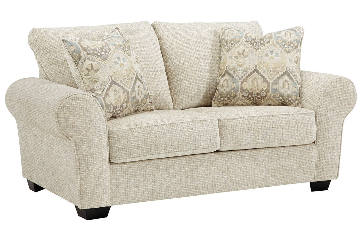 Haisley Ivory Loveseat -  - Luna Furniture