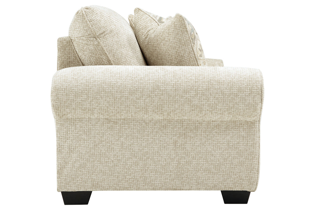 Haisley Ivory Loveseat -  - Luna Furniture