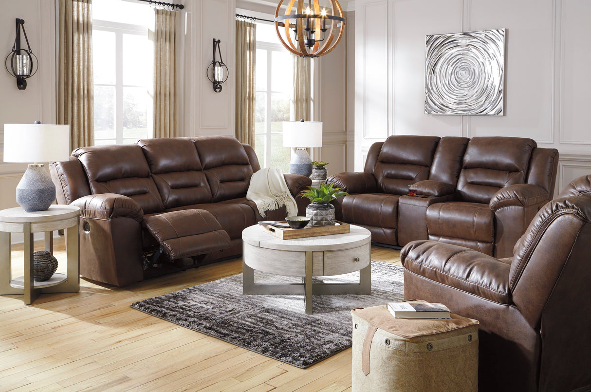 Stoneland Chocolate Power Reclining Living Room Set from Ashley - Luna Furniture