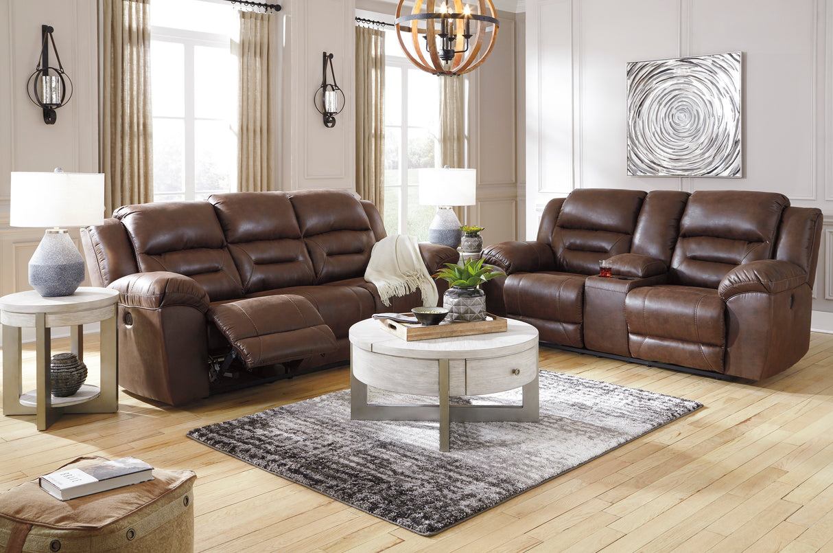 Stoneland Chocolate Power Reclining Living Room Set from Ashley - Luna Furniture