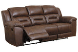 Stoneland Chocolate Reclining Sofa from Ashley - Luna Furniture