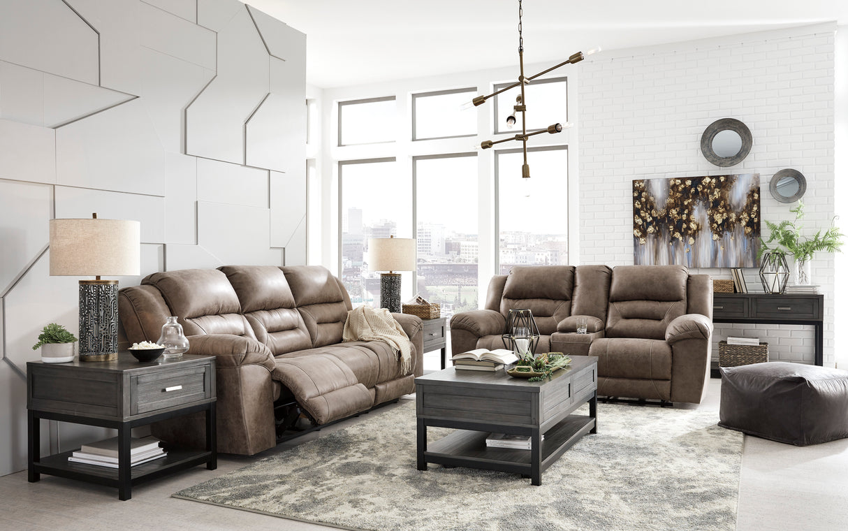 Stoneland Fossil Power Reclining Living Room Set from Ashley - Luna Furniture