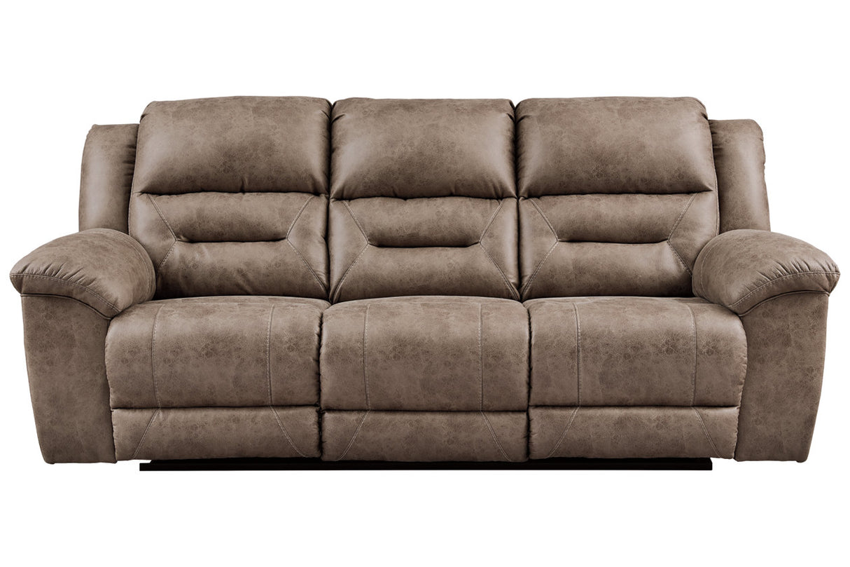 Stoneland Fossil Power Reclining Sofa from Ashley - Luna Furniture