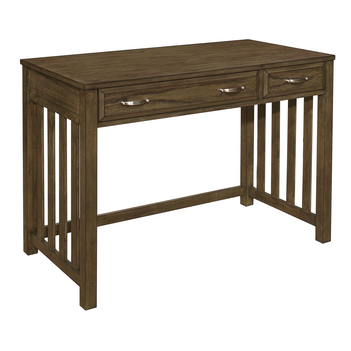 Blanche Brown Gray Desk from Homelegance - Luna Furniture