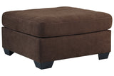 Maier Walnut Oversized Accent Ottoman -  - Luna Furniture