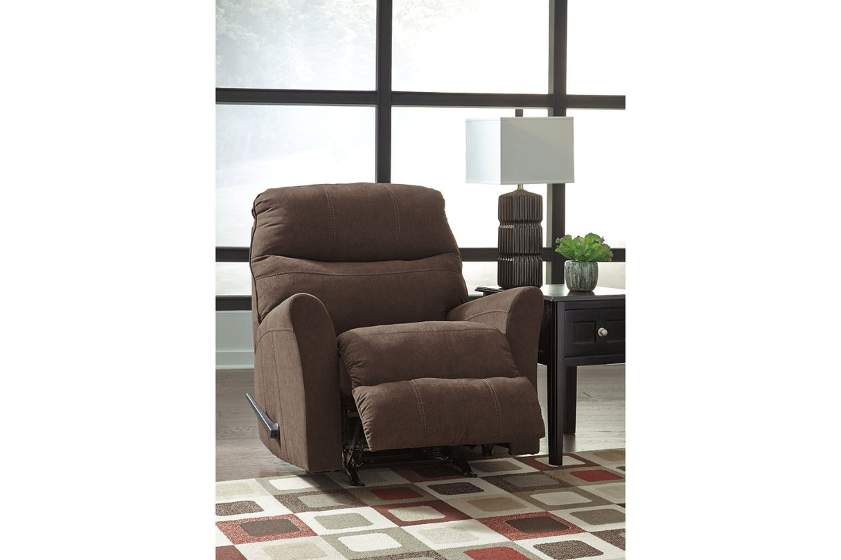 Maier Walnut Recliner -  - Luna Furniture