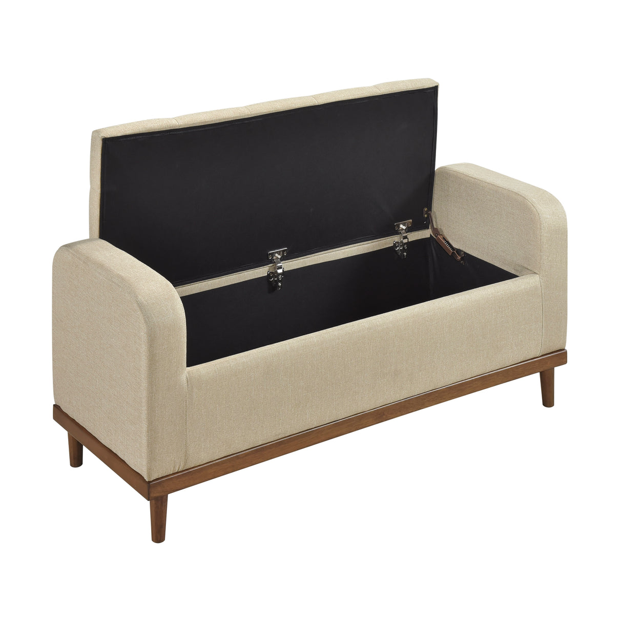 Brigitte Brown Lift Top Storage Bench from Homelegance - Luna Furniture