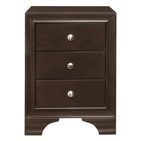 Centralia Brown Nightstand from Homelegance - Luna Furniture