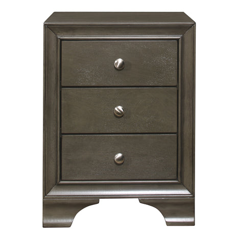 Centralia Gray Nightstand from Homelegance - Luna Furniture