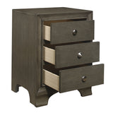 Centralia Gray Nightstand from Homelegance - Luna Furniture