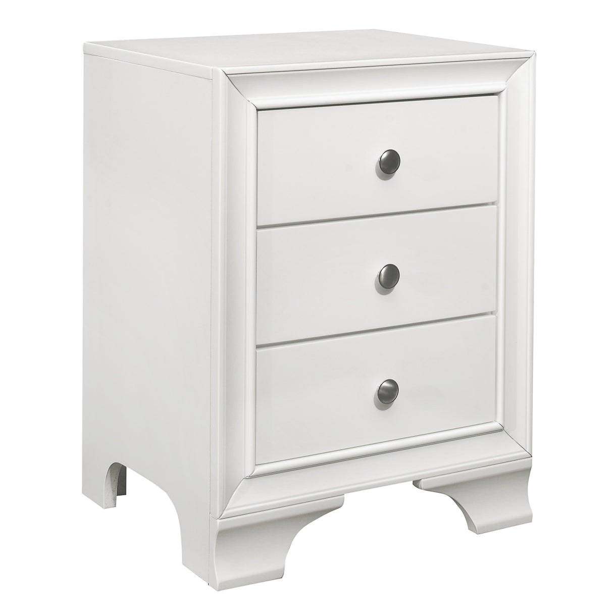 Centralia White Nightstand from Homelegance - Luna Furniture