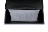 Garrell Gray Velvet Lift Top Storage Bench with Pull-out Bed from Homelegance - Luna Furniture