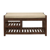 Talmadge Brown Bench from Homelegance - Luna Furniture