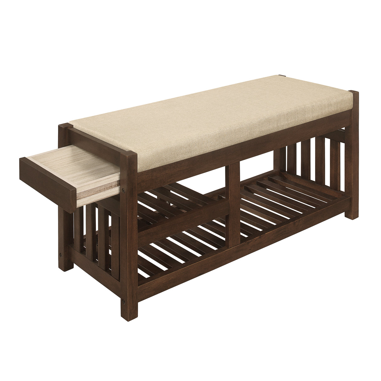 Talmadge Brown Bench from Homelegance - Luna Furniture