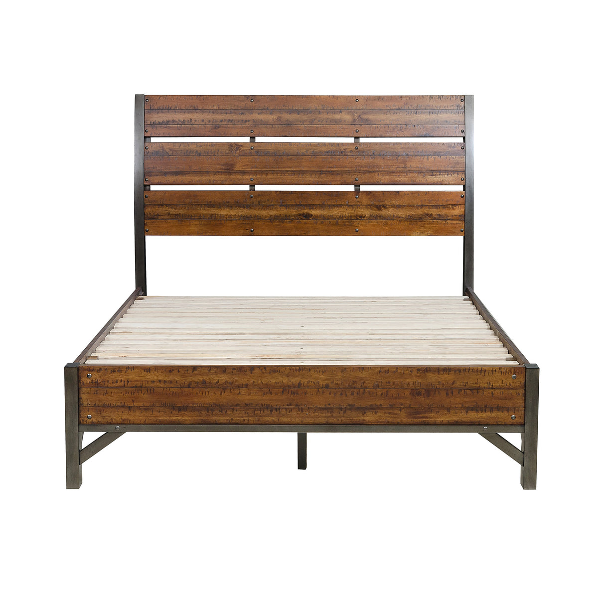 Holverson Brown Platform Bedroom Set - Luna Furniture