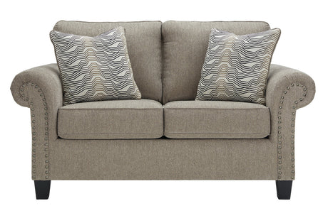 Shewsbury Pewter Loveseat -  - Luna Furniture