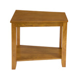 Elwell Oak Chairside Table from Homelegance - Luna Furniture