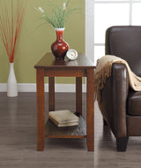 Elwell Espresso Chairside Table from Homelegance - Luna Furniture