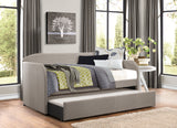 Roland Gray Daybed with Trundle from Homelegance - Luna Furniture