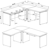 Skylar 4-Piece Desk Set from Coaster - Luna Furniture