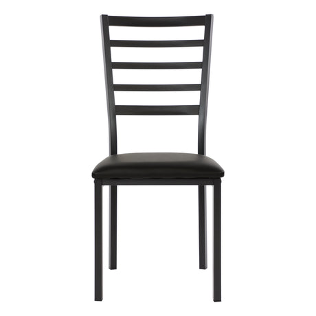 Flannery Black/Brown Side Chair, Set of 4 from Homelegance - Luna Furniture