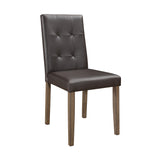 Ahmet Brown Side Chair, Set of 2 from Homelegance - Luna Furniture