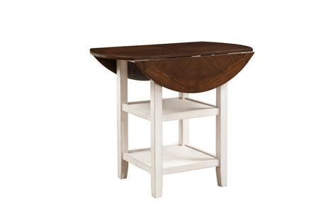 Kiwi White Wash Counter Height Table -  Homelegance - Luna Furniture