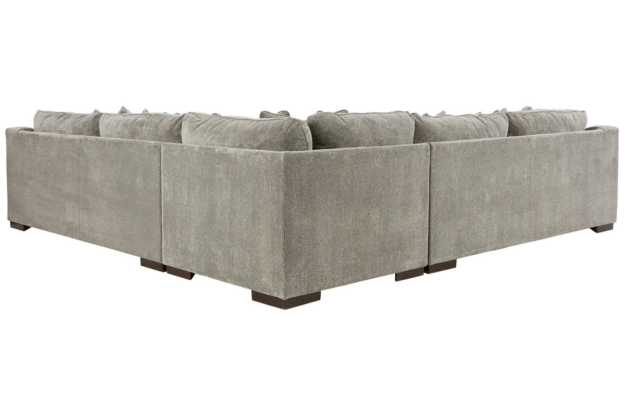 Bayless Smoke 3-Piece Sectional from Ashley - Luna Furniture