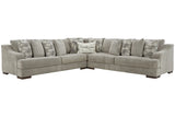 Bayless Smoke 3-Piece Sectional from Ashley - Luna Furniture