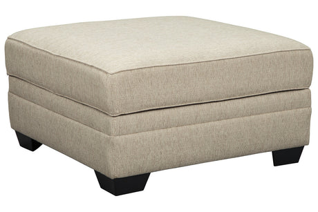 Luxora Bisque Ottoman With Storage from Ashley - Luna Furniture