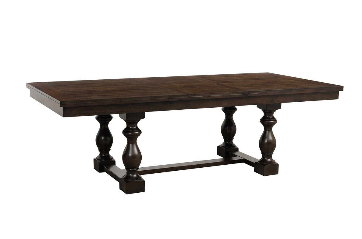 Reid Cherry Extendable Dining Table from Homelegance - Luna Furniture