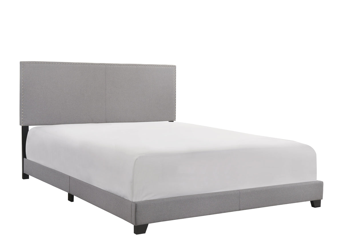 Erin Gray King Upholstered Bed - Luna Furniture