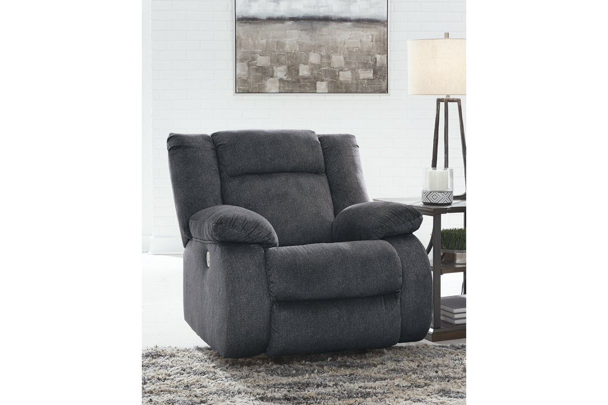 Burkner Marine Power Recliner from Ashley - Luna Furniture