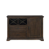 Makah Dark Brown Server -  Homelegance - Luna Furniture