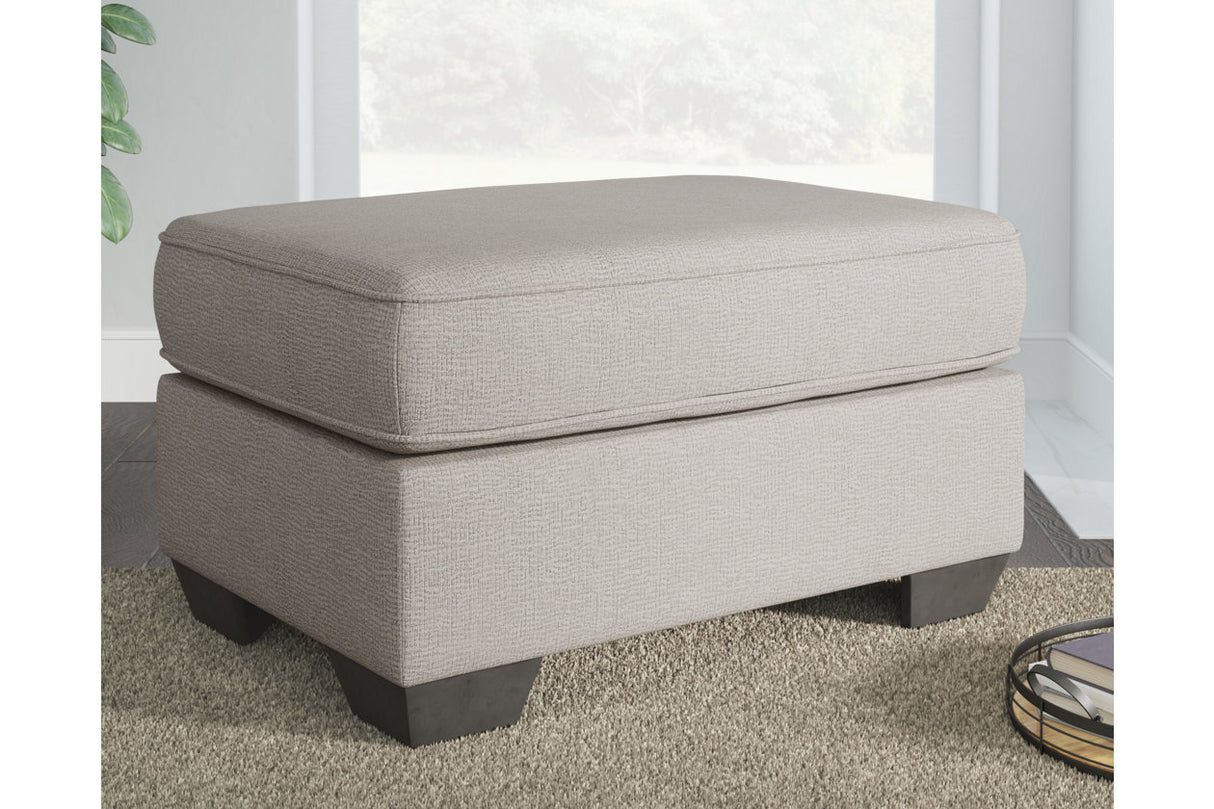 Greaves Stone Ottoman -  - Luna Furniture