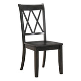 Janina Black Side Chair, Set of 2 from Homelegance - Luna Furniture