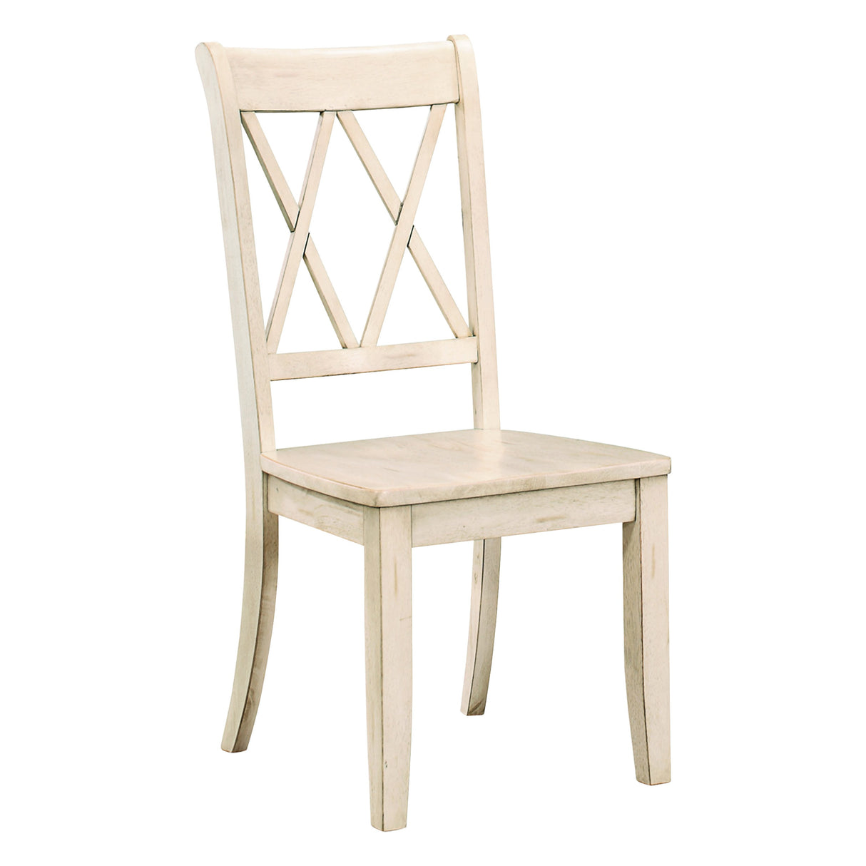 Janina White Side Chair, Set of 2 -  Homelegance - Luna Furniture