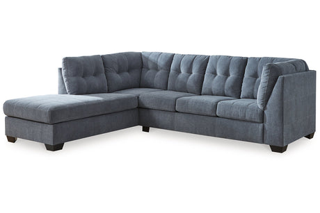 Marleton Denim 2-Piece Sleeper Sectional with Chaise -  Ashley - Luna Furniture