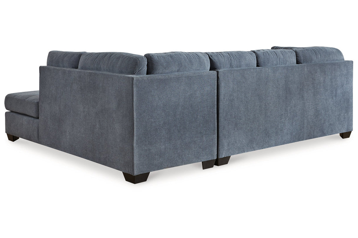 Marleton Denim 2-Piece Sectional with Chaise -  Ashley - Luna Furniture