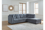 Marleton Denim 2-Piece Sectional with Chaise -  Ashley - Luna Furniture