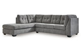 Marleton Gray 2-Piece Sectional with Chaise -  Ashley - Luna Furniture